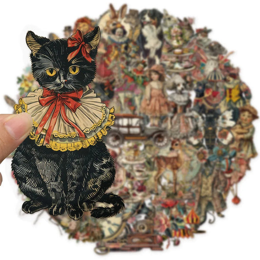 50PCS Victoria Decoration Graffiti Stickers DIY Luggage Notebook