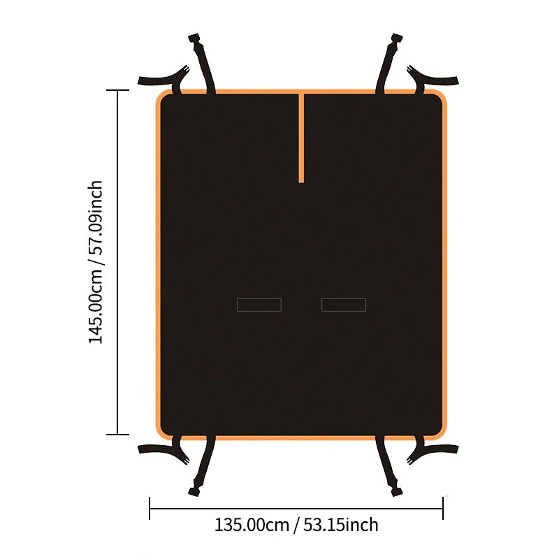 Dog Car Seat Cover for Back Seat,Oxford Cloth Durable Scratchproof Dog