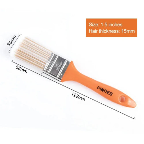 Home Improvement Wall Paint Brush PET Soft Bristle Durable Cleaning