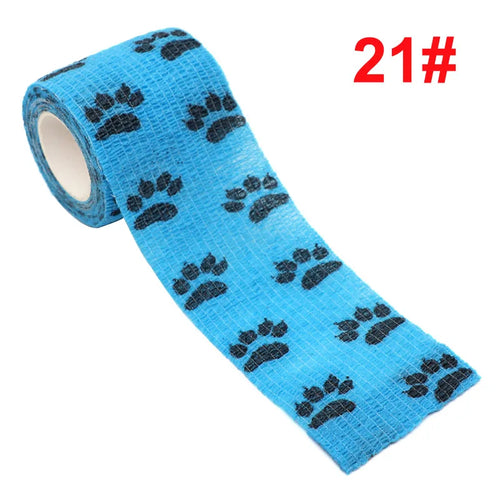 Animal Pattern Printed Self Adhesive Elastic Bandage 4.5m Sports Wrap
