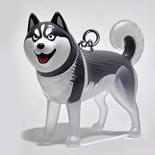 Cute Clear Puppy Hair Memorial DIY Pendant Keychain Decor Keepsake