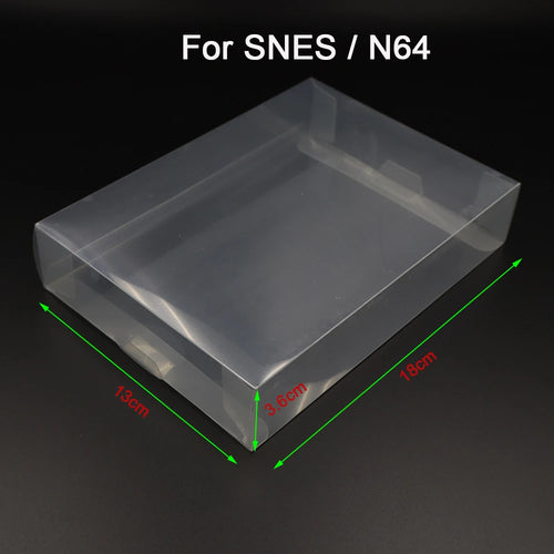 6PCS Game card Display Box Protector PET dustproof box for GB GBA GBC