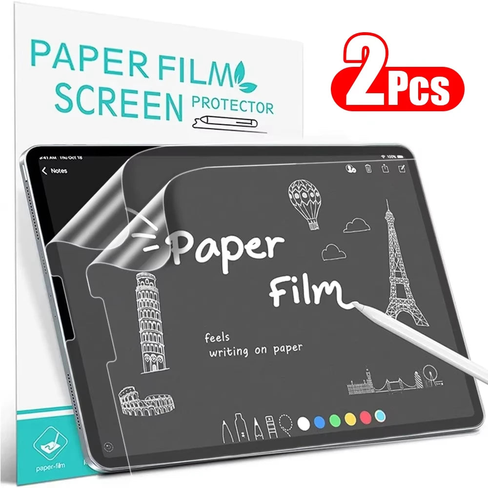 2pcs Paper Feel Screen Protector Film For Samsung Galaxy Tab S6 Lite