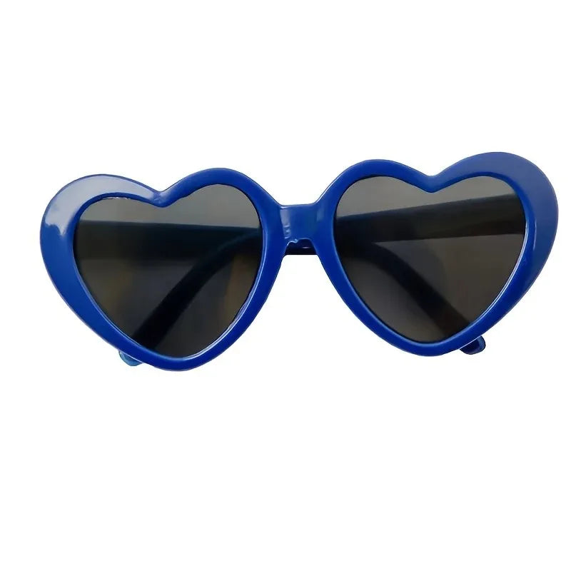 Dog Pet Glasses cute Pet Christmas funny Glasses heart-shaped Cat
