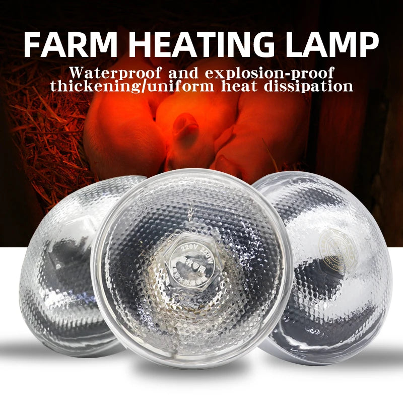 Thickened Poultry Heating Lamp Breeding Bulb High Quality E27