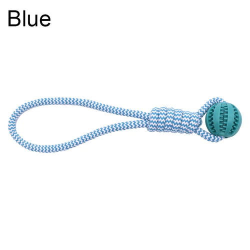 Pet Toy Dog Chew-Resistant Cotton Rope Hand-Pulled Treat Ball Teeth