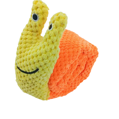 Dog Puzzle Feeder Interactive Toy Indestructible Plush Sound Squeak