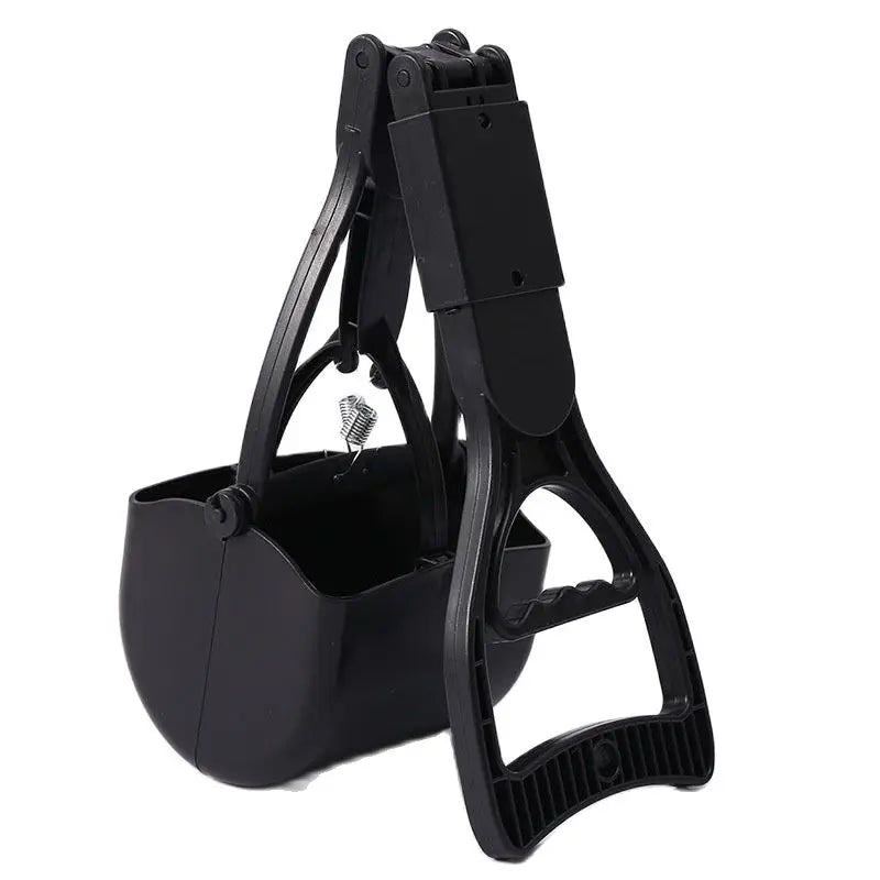 Pooper Scooper For Dog Jaw Clamp Heavy Duty Long Handle Poop Scooper