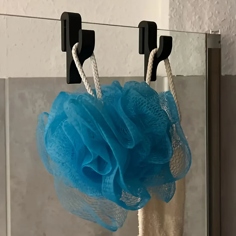 3D Shower Door Towel Hook for 8mm Glass Doors Bathroom Hanger for