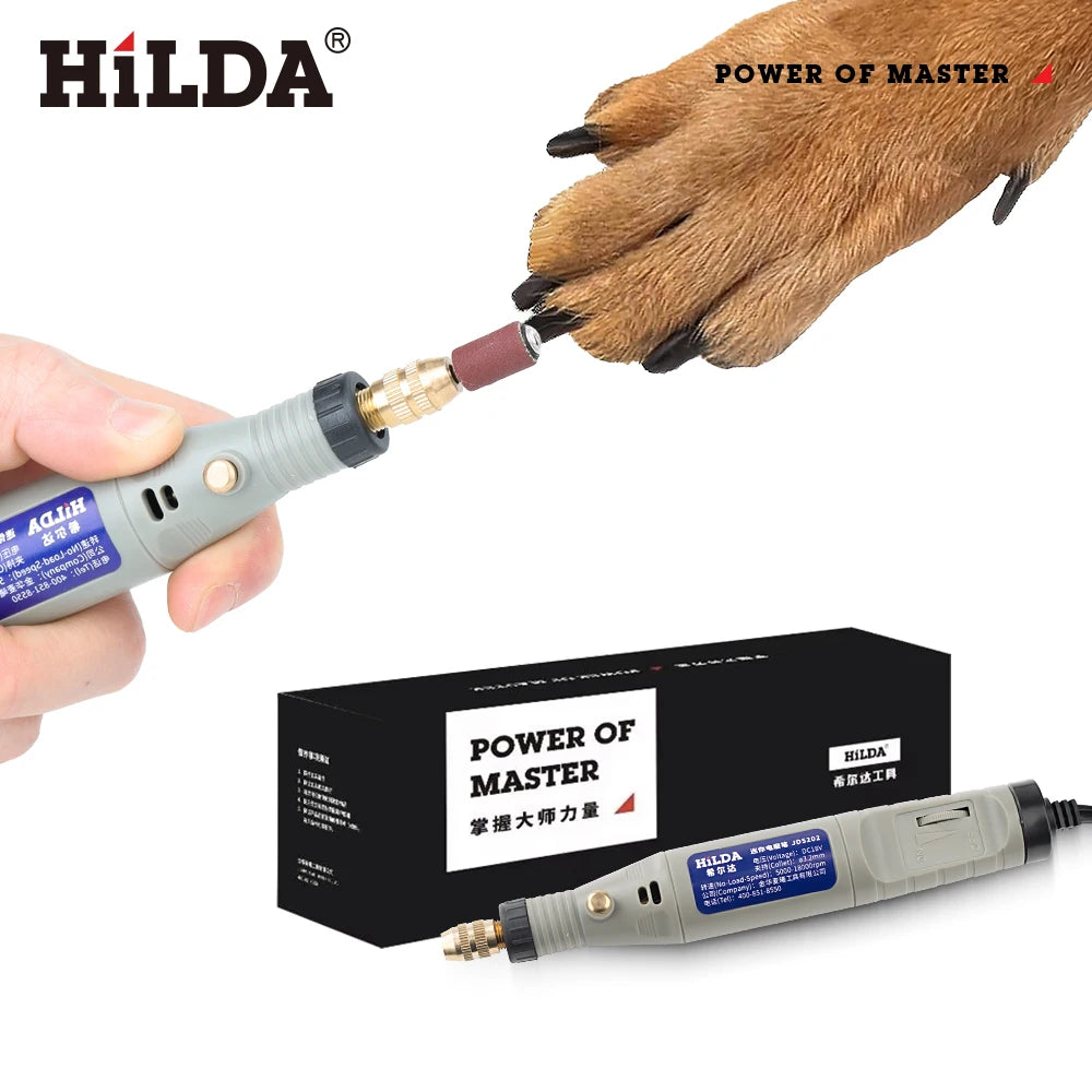 HILDA 18V Engraving Pen Mini Drill Rotary Tool With Grinding