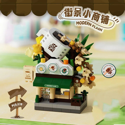 Library Candy Store Street View Coffee Pet Bread Flower Hamburger