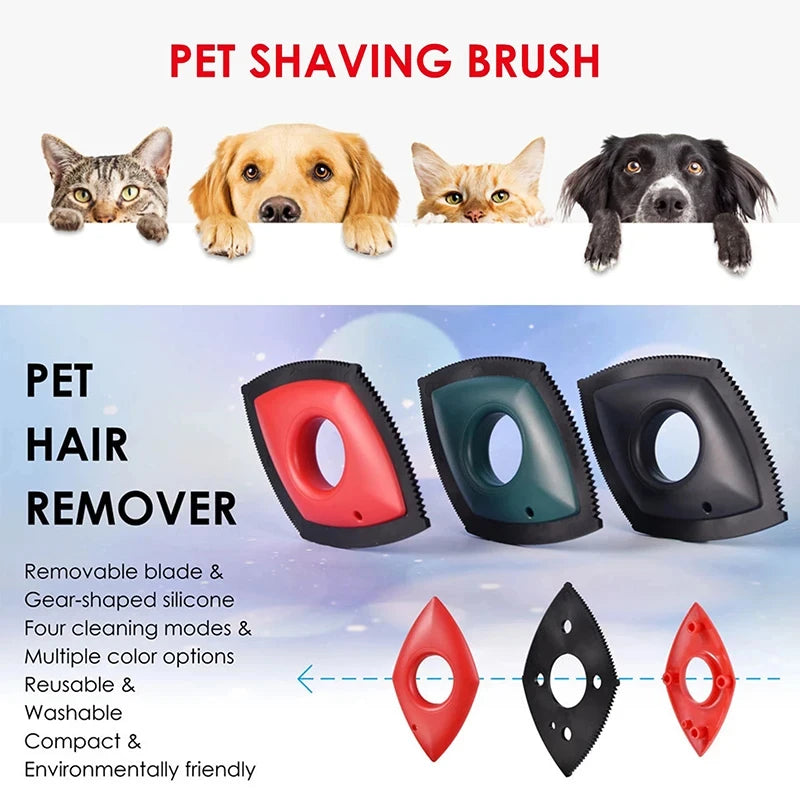 4 Modes Pet Hair Remover Comb Brush Dog Cat Hair Detailer Cleaning