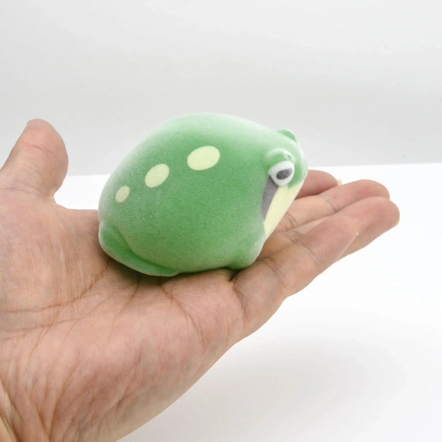 Flocking Frog Gashapon Capsule Toys Mini Soft Cute Figurines Kawaii