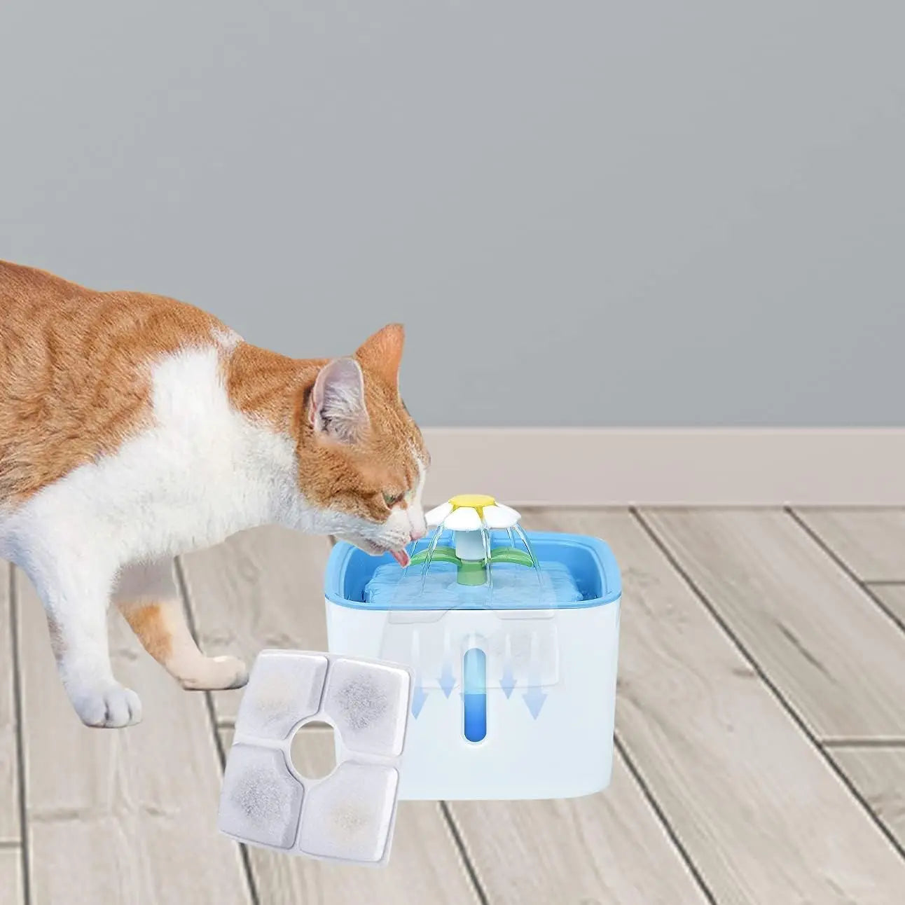 OYES Cat Water Fountain Filter 4/8 Pack Dog Feeders Fountain Filters