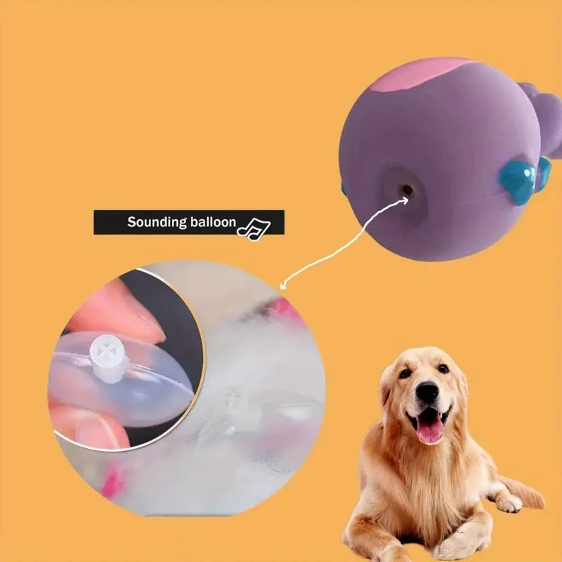 Soft Rubber Chewy Toys Four Styles Squeaky Interactive Throwing Games