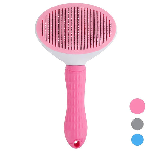 Self-cleaning Pet Hair Remove Comb Cat Slicker Brush Pet Hair Removal