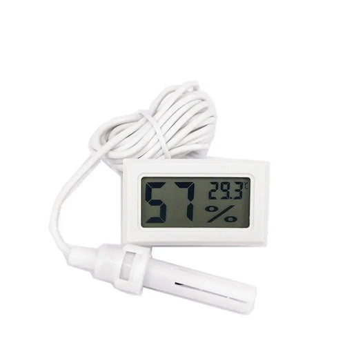 Thermometer Hygrometer Reptile Pet Incubation Breeding Turtle Gecko