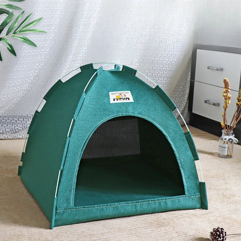 Foldable Cat House Pet Tent Four Seasons Universal Cat and Dog Pet
