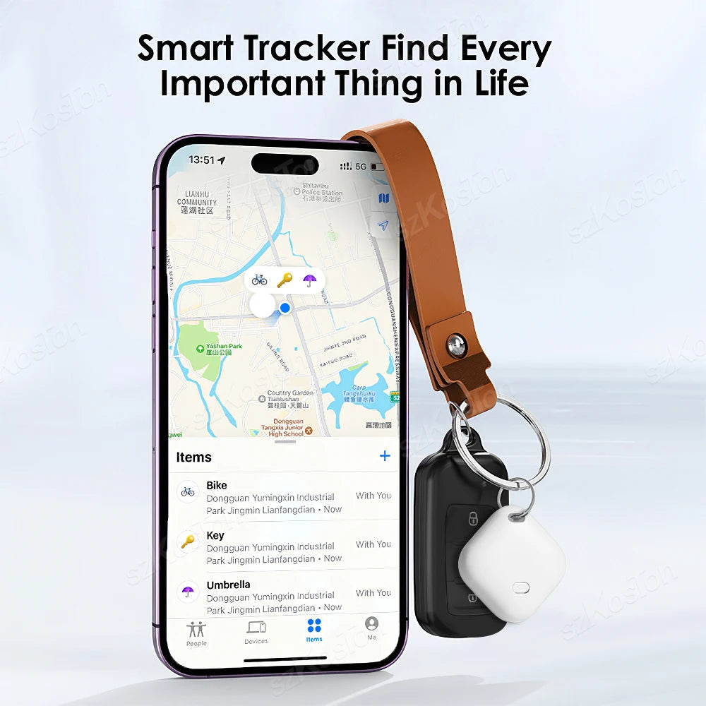 Mini GPS Tracker Smart Tag Compatible with iOS Find My APP Global