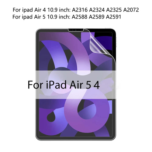 Paper Film Like Screen Protector PET For iPad 9.7 Air 2 3 10.5 Air 4 5