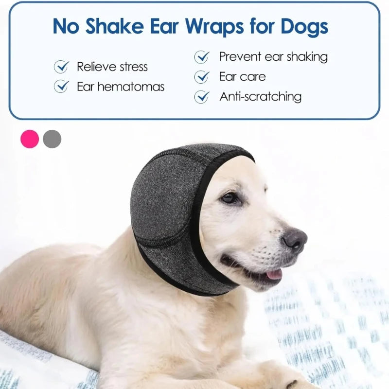 Waterproof Noise Cancelling Dog Ear Muffs for Swimming & Grooming -