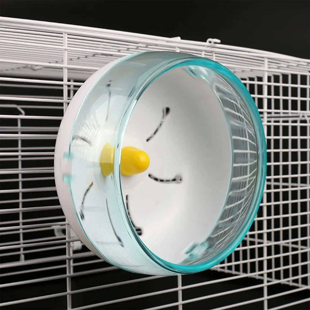 Hamster Wheel Running Disc Toy Sport Running Silent Transparent Small