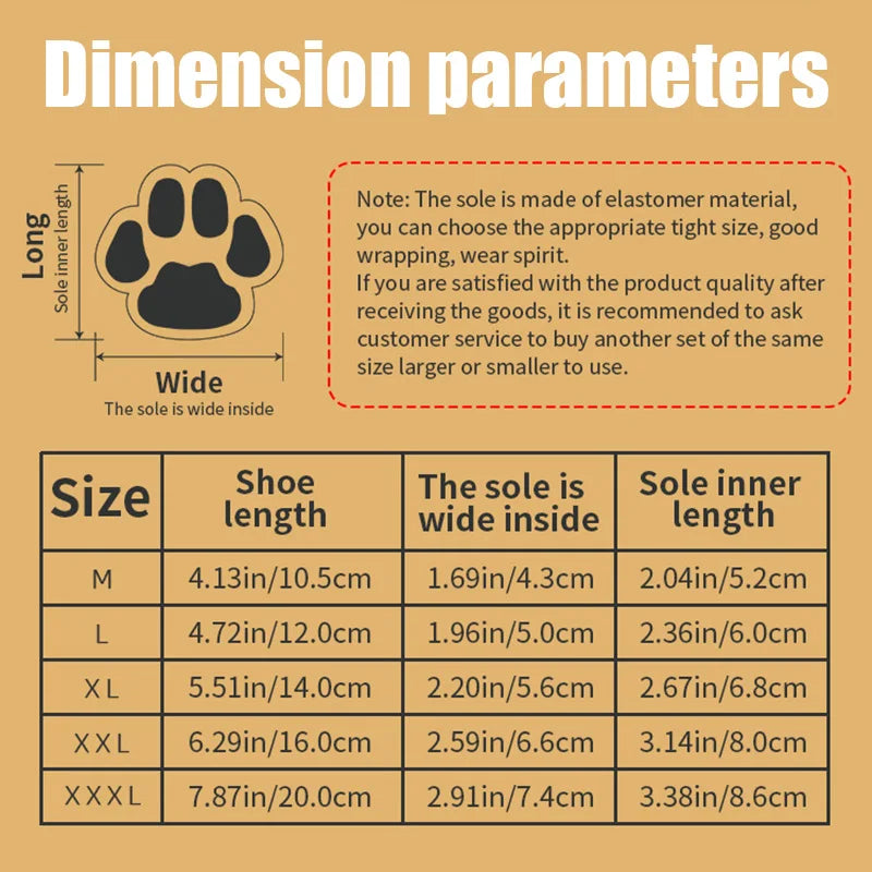 Pet Supplies, Dog Shoes, Dog Paw Protection, Antifreeze Snow Boots,