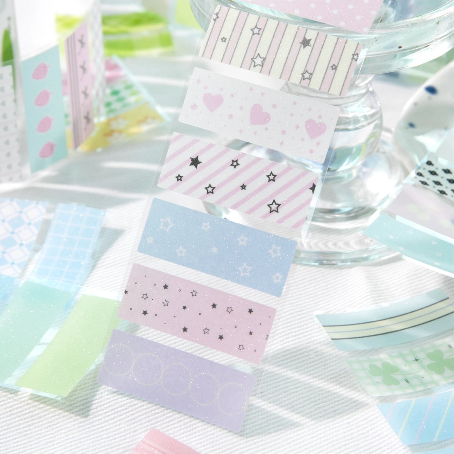 45mm*2m Color Labels Stickers PET Tape DIY Decor Scrapbooking Collage