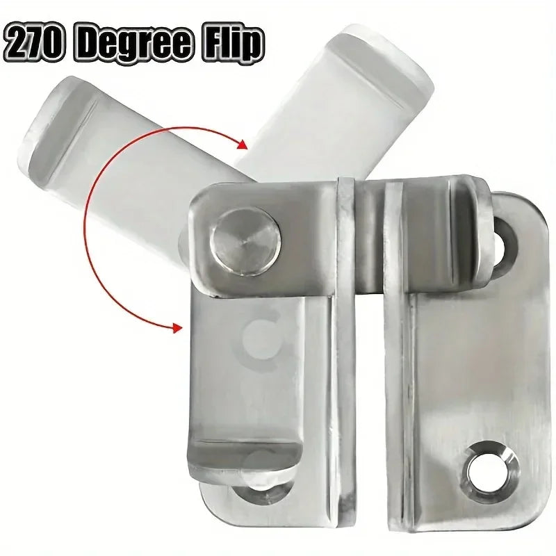 1pc Flip Latch Gate Latches Slide Bolt Latch Safety Door Lock Catch