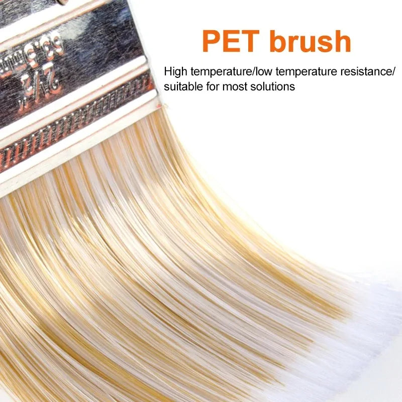Home Improvement Wall Paint Brush PET Soft Bristle Durable Cleaning
