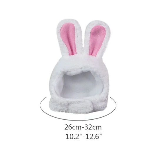 Cute Bear Rabbit Hooded Pet Cat Dog Accessories Cosplay Cat Hat Winter