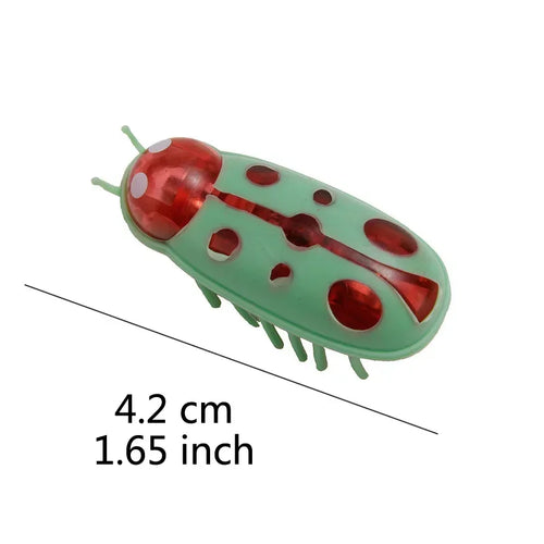 Funny Electric Bugs Catnip Toy Automatic Tunnel Mini Robot Bug