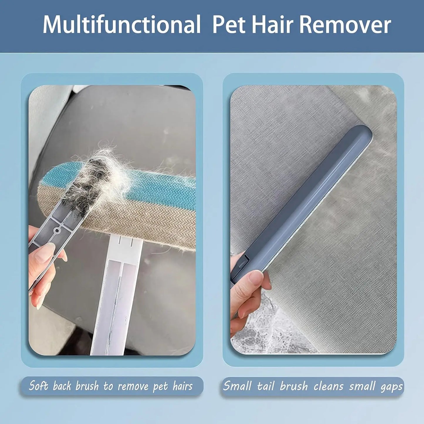 Pet Hair Removal Tool 4-in-1 Hair Removal Furniture Cat Hair Remover