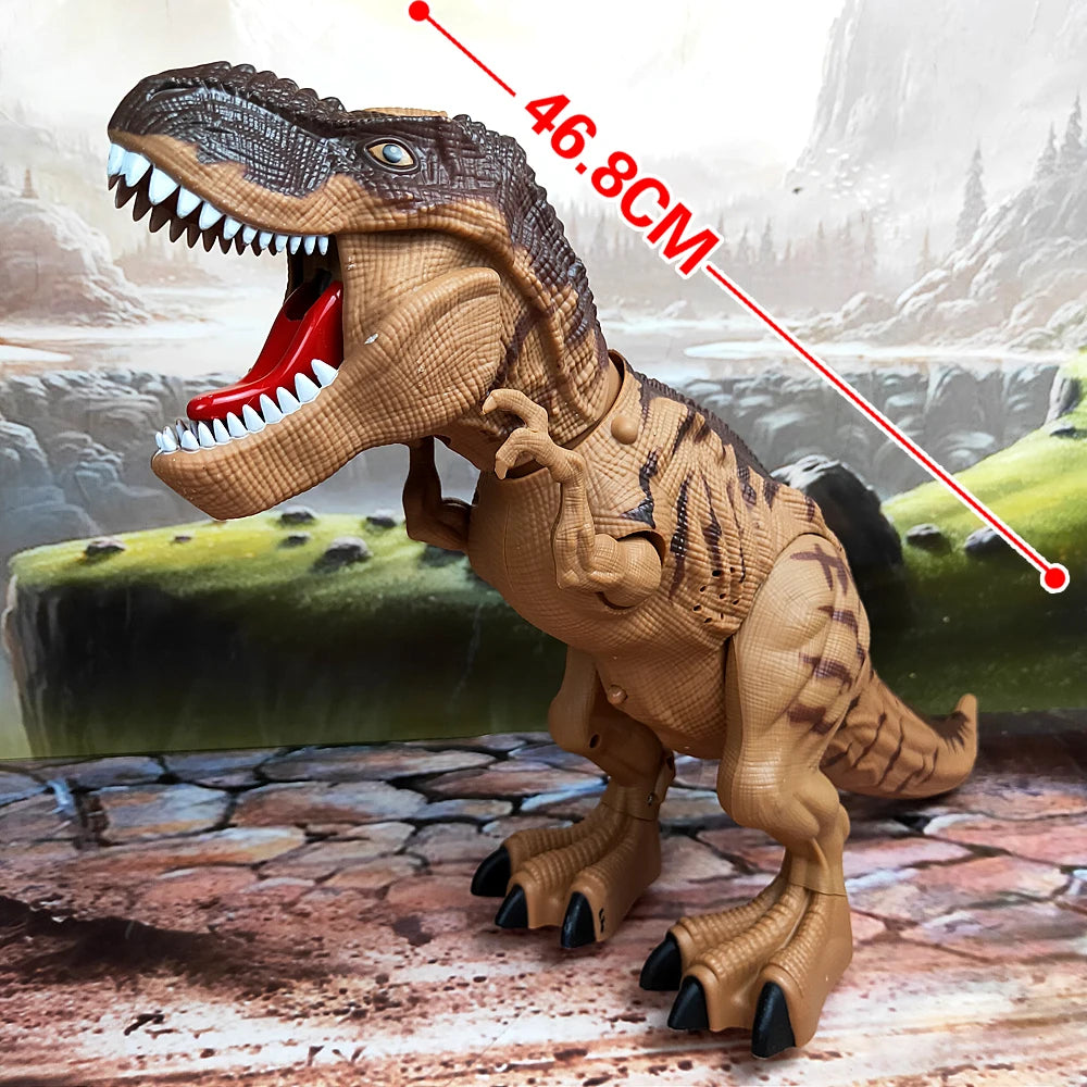 Electric Toy Large Size Walking Spray Lay Eggs Dinosaur Robot  for