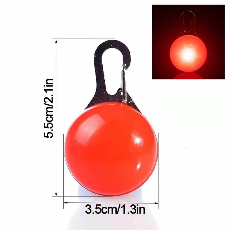 Led Dogs Collars Pendant Rechargeable Pet Usb Luminous Collar Pendant