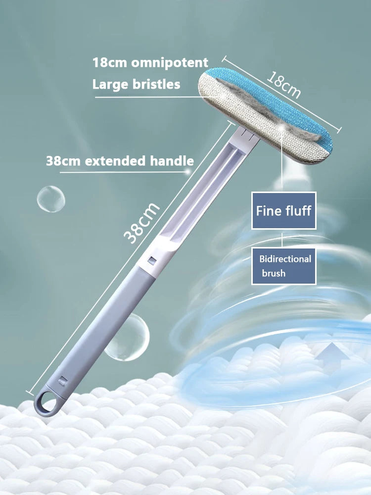 Multifunctional Pet Hair Remover Brush Long Handle Window Cleaning