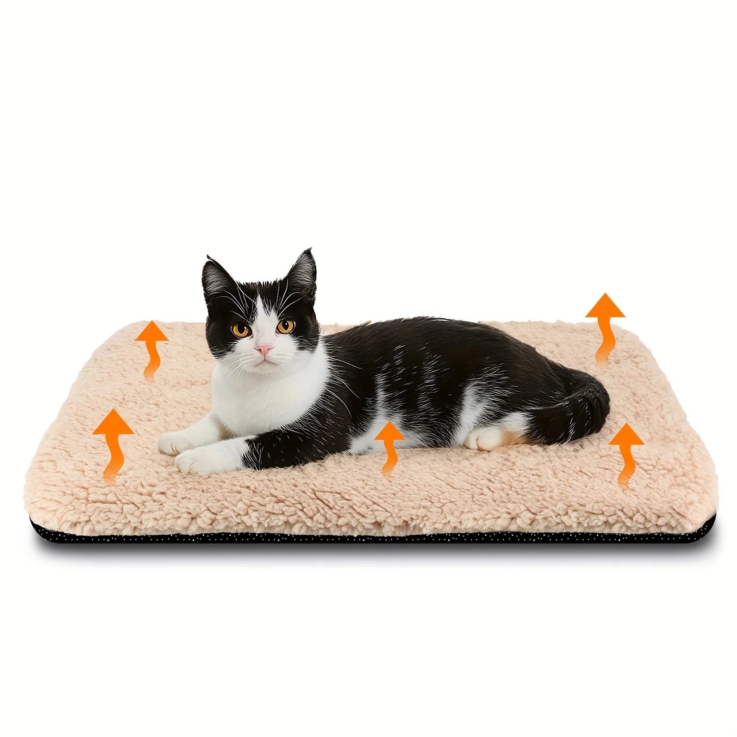 Self-Warming Pet Pad Blanket, Electric-Free Thermal Bed Mat, Anti-Slip