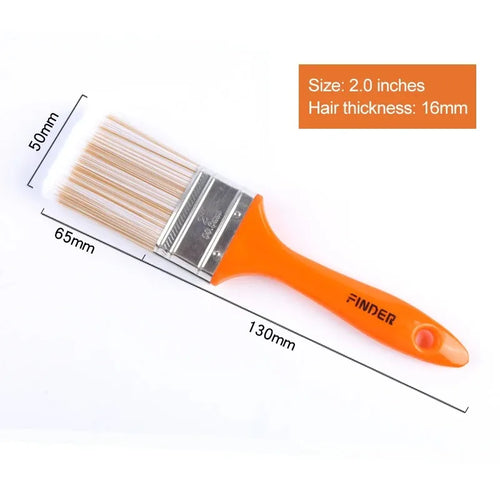 Home Improvement Wall Paint Brush PET Soft Bristle Durable Cleaning
