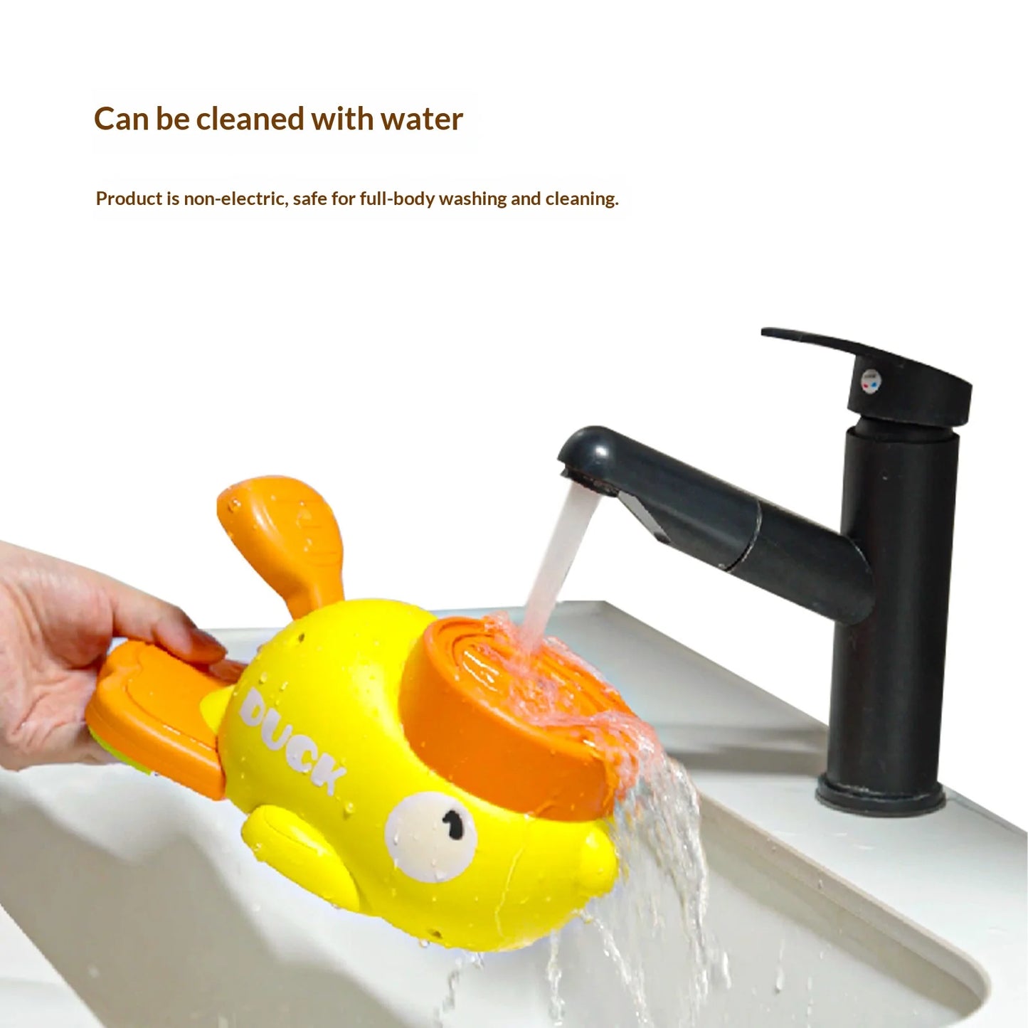 New Cute Duck Automatic Pet Feeder for Cats Dogs Smart Interactive
