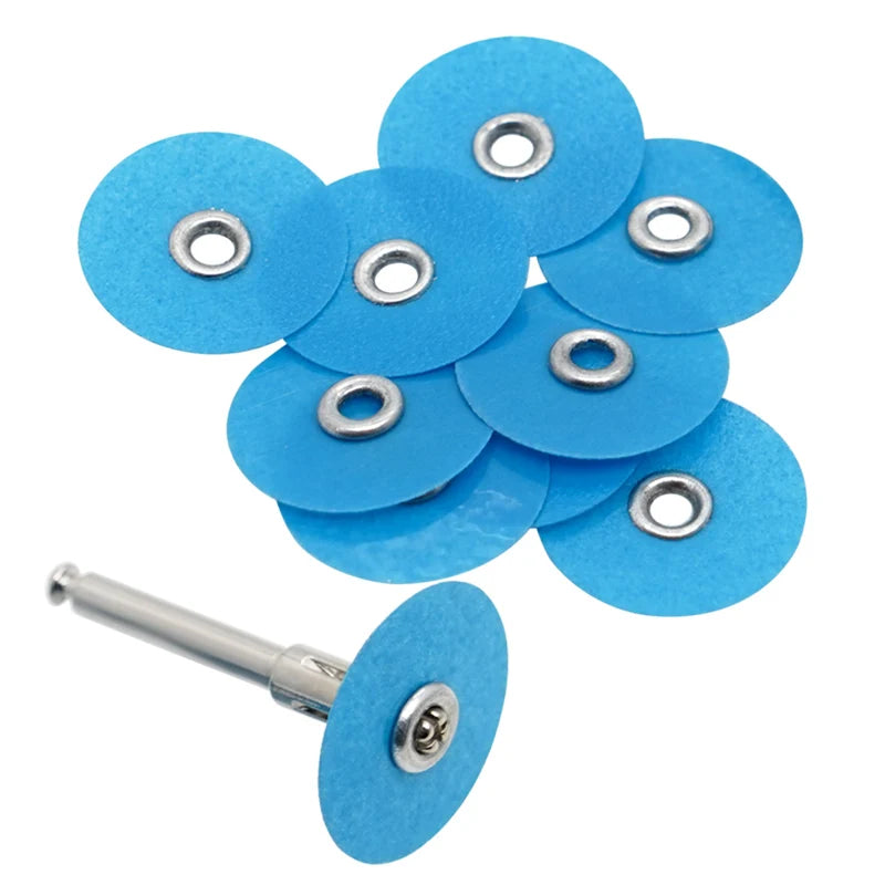 40Pcs/Box Dental Polishing Discs Holding Rod Mandrel Soflex Flexi Disc