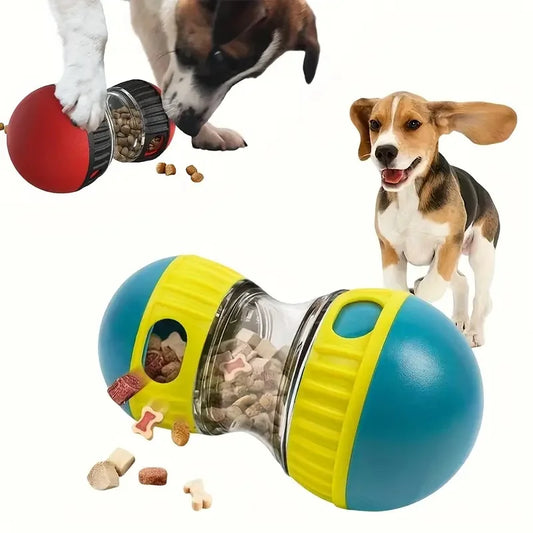 Interactive dog snack dispenser toy, suitable for all types of slow