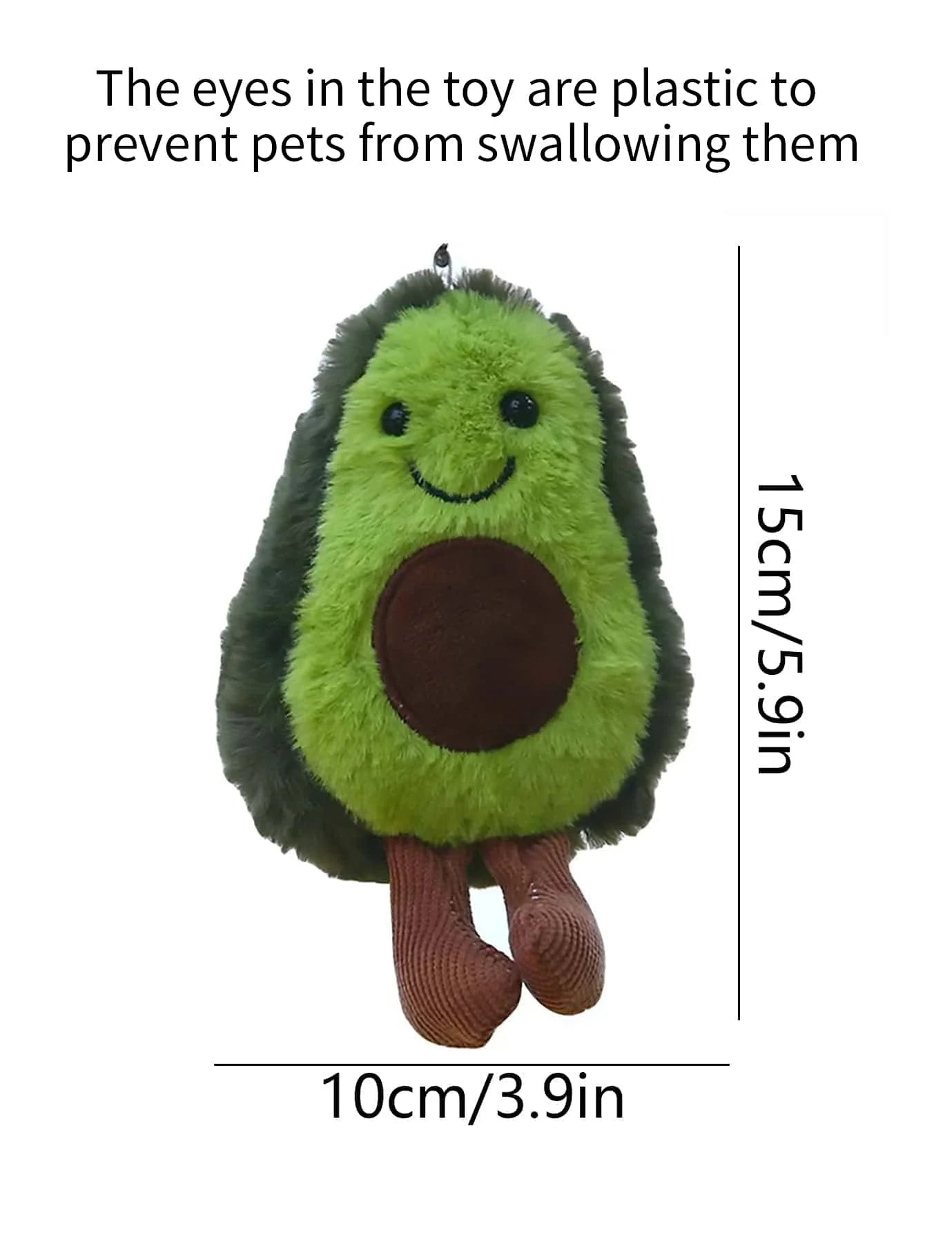 Avocado Style Squeaky Plush Toys Suitable For All Puppies And Pets