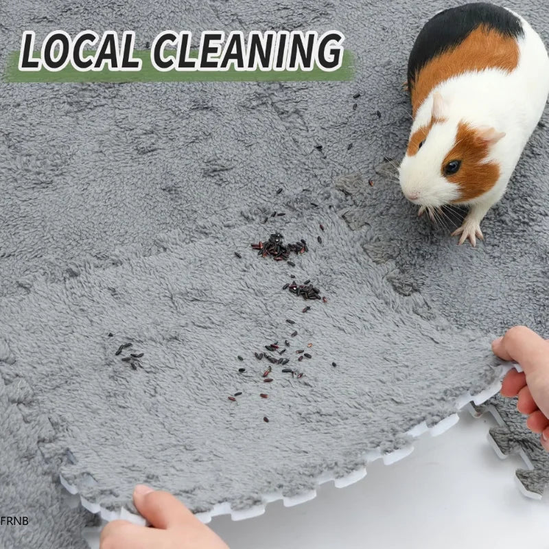 30*30cm 1-10Pcs Pet Warming Pad EVA Foam Guinea Pig Hamster Soft
