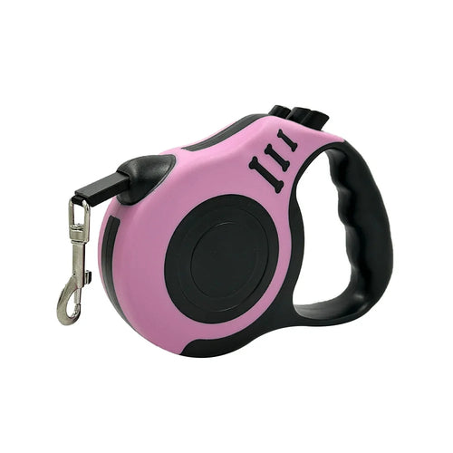Retractable Dog Leash Outdoor Pet Leash Nylon Braided Rope for Small