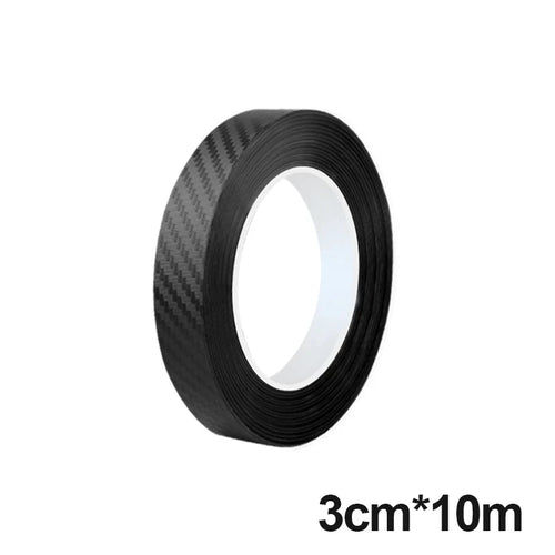 SEAMETAL 3D Carbon Fiber Car Protective Film Door Threshold Protector