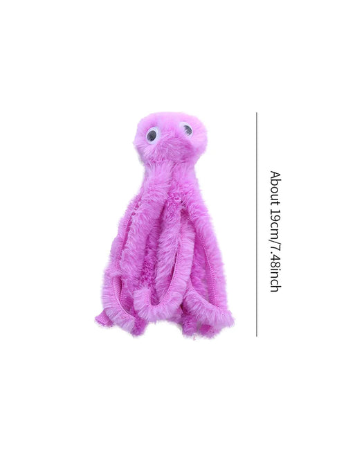 Cat toy Cute octopus plush toy bite resistant teeth interactive play