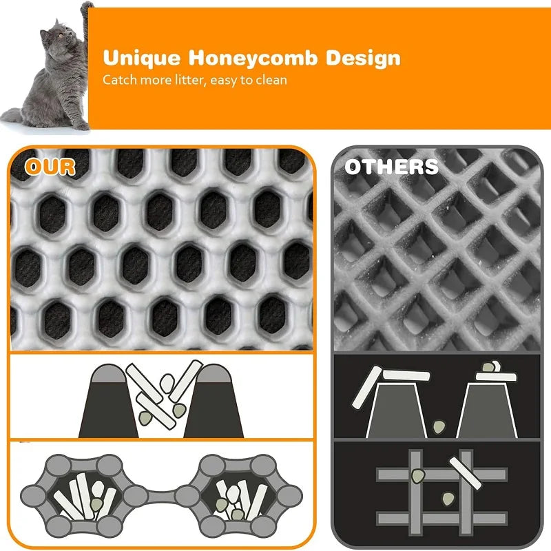 Large Size Cat Litter Mat Waterproof Pet Toilet Cat Litter Trapping