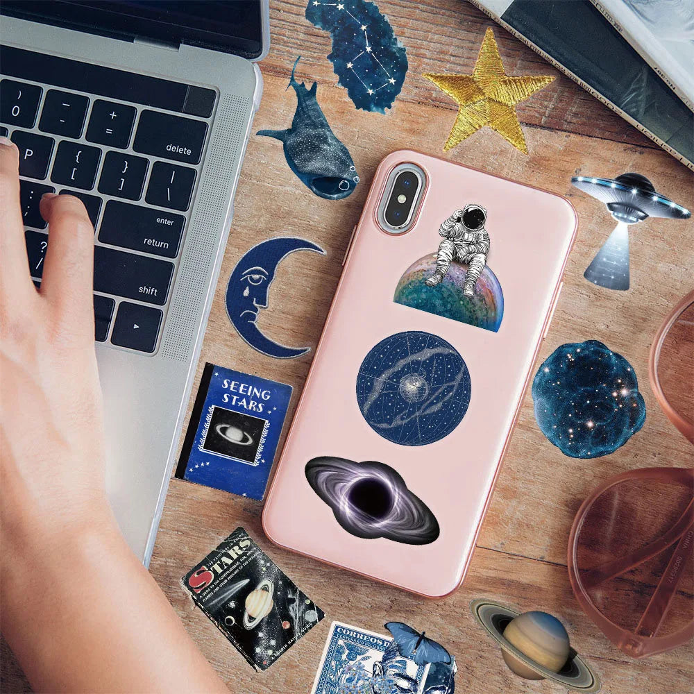 50PCS Space Space Graffiti Stickers Phone Cases Luggage Skateboarding