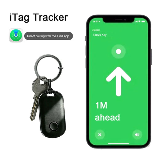 Smart Bluetooth GPS Tracker Work with Apple Find My APP ITag Anti Lost