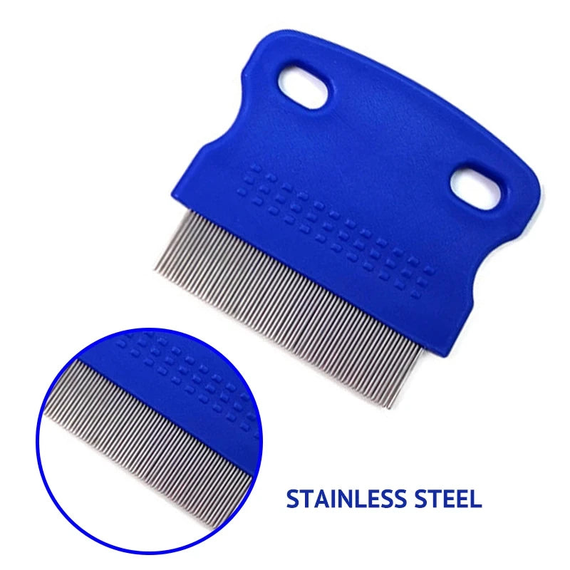Flea Comb Cat Grooming Comb Set 3 Pcs/set Removes Mucus and Crust